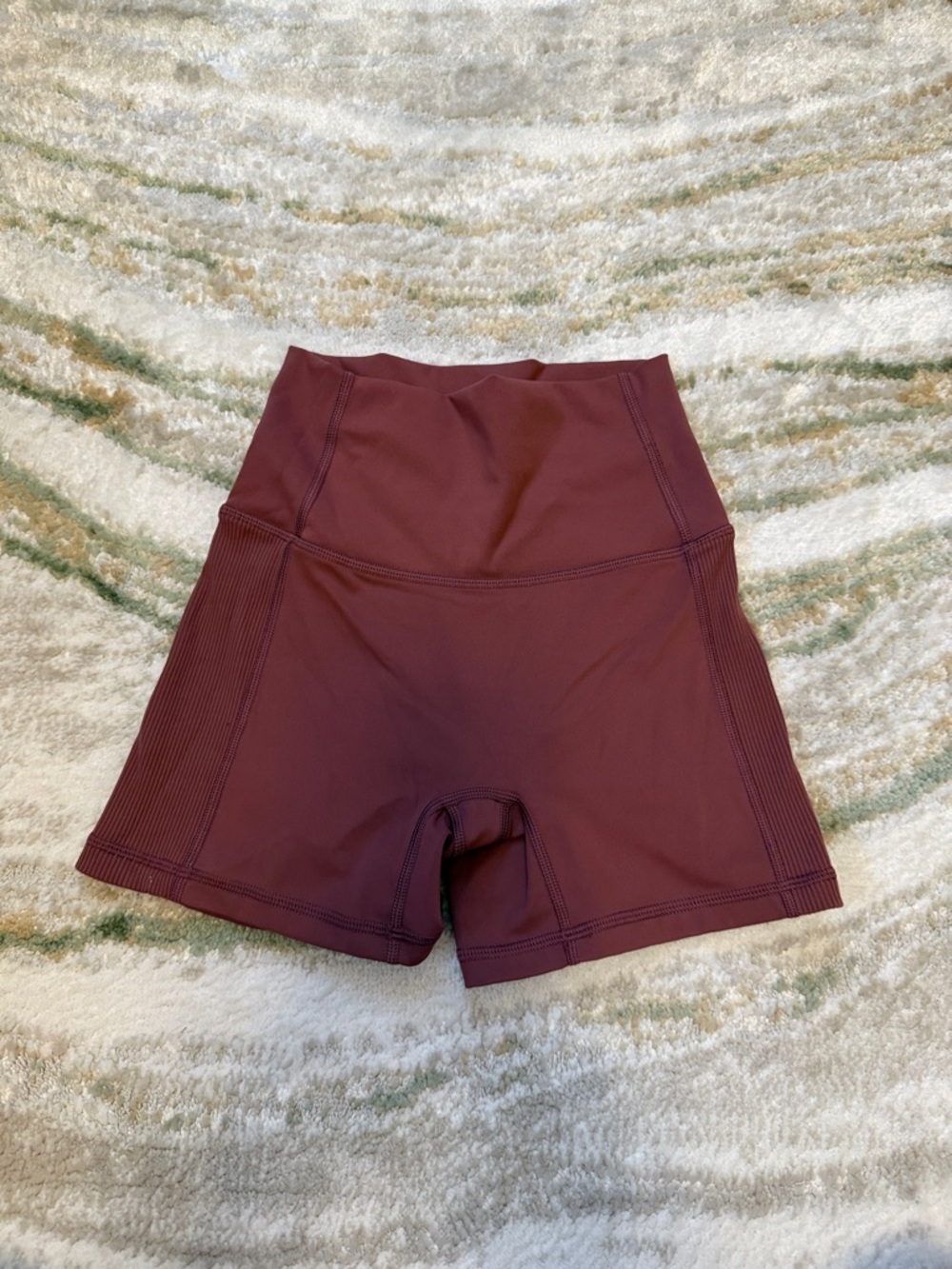 Aerie goals shortie high rise 4” seam